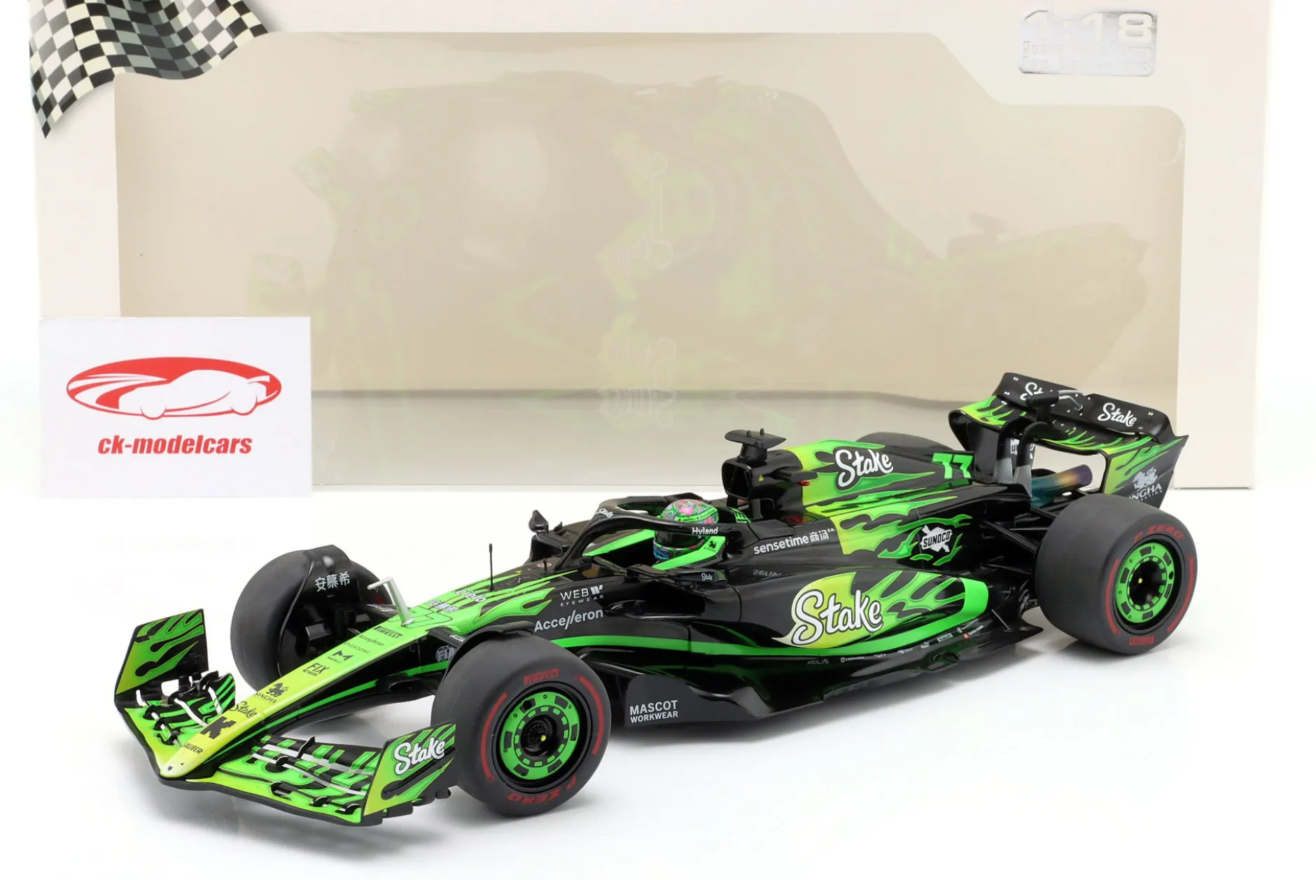 Valtteri Bottas KICK Sauber C44 #77 Las Vegas GP Formel 1 2024 1:18 Solido