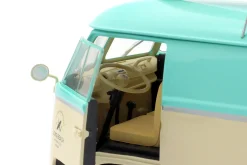 Volkswagen VW Cool Combi mit Anhänger 2024 mintgrün / weiß 1:18 Solido