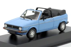 Volkswagen VW Golf I Cabriolet Baujahr 1979 hellblau 1:43 Minichamps