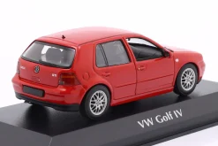 Volkswagen VW Golf IV Baujahr 1999 rot 1:43 Minichamps