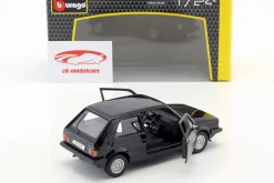 Volkswagen VW Golf Mk1 GTI Baujahr 1979 schwarz 1:24 Bburago