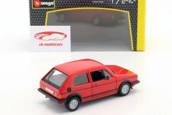 Volkswagen VW Golf Mk1 GTI Baujahr 1979 rot 1:24 Bburago