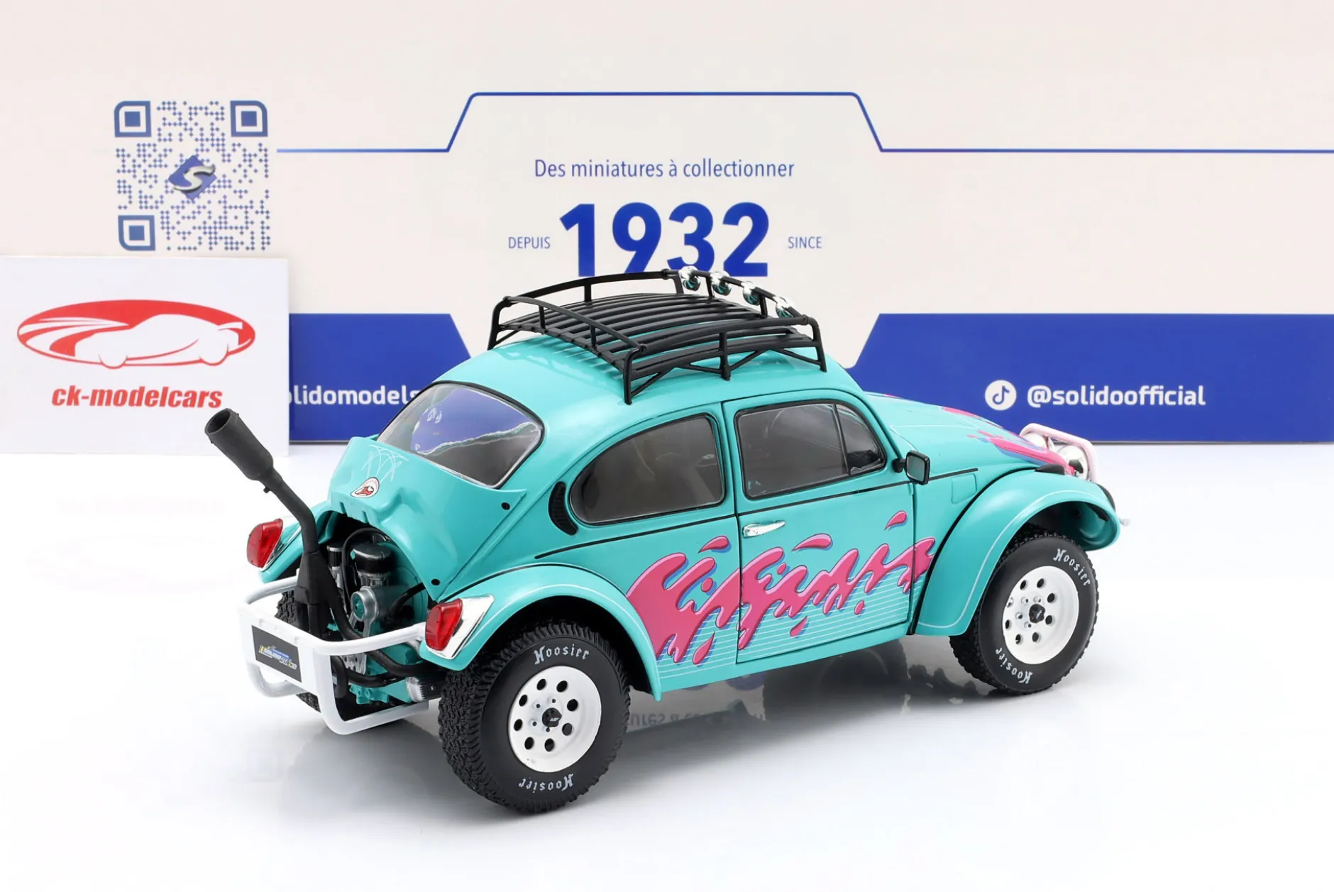 Volkswagen VW Käfer Baya Vice City Tribute 1976 Miami grün 1:18 Solido