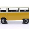Volkswagen VW T2b Bus mit Fuchs Felgen Baujahr 1972 gelb / weiß 1:18 KK-Scale