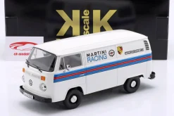Volkswagen VW T2b Bus Porsche Martini Racing Baujahr 1972 weiß 1:18 KK-Scale