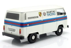 Volkswagen VW T2b Bus Porsche Martini Racing Baujahr 1972 weiß 1:18 KK-Scale