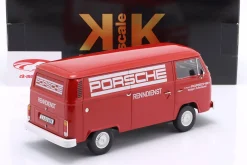 Volkswagen VW T2b Bus Porsche Renndienst Baujahr 1972 rot 1:18 KK-Scale