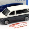 Volkswagen VW T6 Multivan Baujahr 2020 blaugrau / weiß 1:43 Bburago