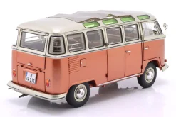 Volkswagen VW T1 Samba Bus Baujahr 1962 orange / silbergrau metallic 1:18 Schuco