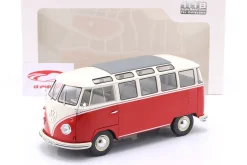 Volkswagen VW T1 Samba Bus Baujahr 1962 rot / weiß 1:18 Solido