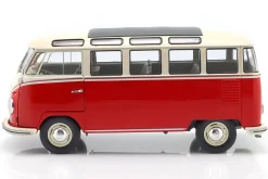 Volkswagen VW T1 Samba Bus Baujahr 1962 rot / weiß 1:18 Solido