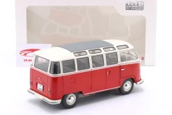 Volkswagen VW T1 Samba Bus Baujahr 1962 rot / weiß 1:18 Solido