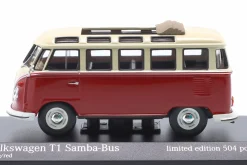 Volkswagen VW T1 Samba Bus Baujahr 1963 beige / rot 1:43 Minichamps