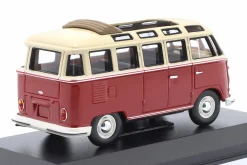 Volkswagen VW T1 Samba Bus Baujahr 1963 beige / rot 1:43 Minichamps