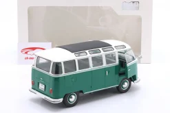 Volkswagen VW T1 Samba Bus Baujahr 1962 grün / weiß 1:18 Solido