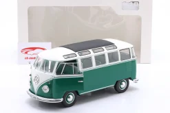 Volkswagen VW T1 Samba Bus Baujahr 1962 grün / weiß 1:18 Solido