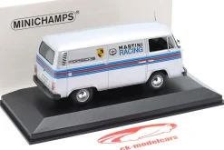 Volkswagen VW T2 Transporter Porsche Renndienst Martini Design 1:43 Minichamps