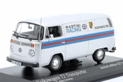 Volkswagen VW T2 Transporter Porsche Renndienst Martini Design 1:43 Minichamps