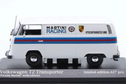 Volkswagen VW T2 Transporter Porsche Renndienst Martini Design 1:43 Minichamps