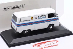 Volkswagen VW T2 Transporter Porsche Renndienst Martini Design 1:43 Minichamps