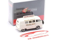 Volkswagen VW T1 (Typ 2) Bus Rolling Donuts weiß 1:87 Wiking