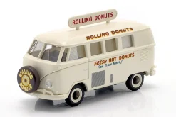 Volkswagen VW T1 (Typ 2) Bus Rolling Donuts weiß 1:87 Wiking