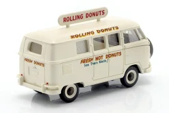 Volkswagen VW T1 (Typ 2) Bus Rolling Donuts weiß 1:87 Wiking