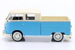 Volkswagen VW Type 2 Doppelkabine blau / weiß 1:24 MotorMax