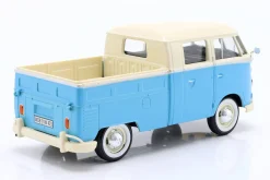 Volkswagen VW Type 2 Doppelkabine blau / weiß 1:24 MotorMax
