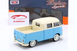 Volkswagen VW Type 2 Doppelkabine blau / weiß 1:24 MotorMax