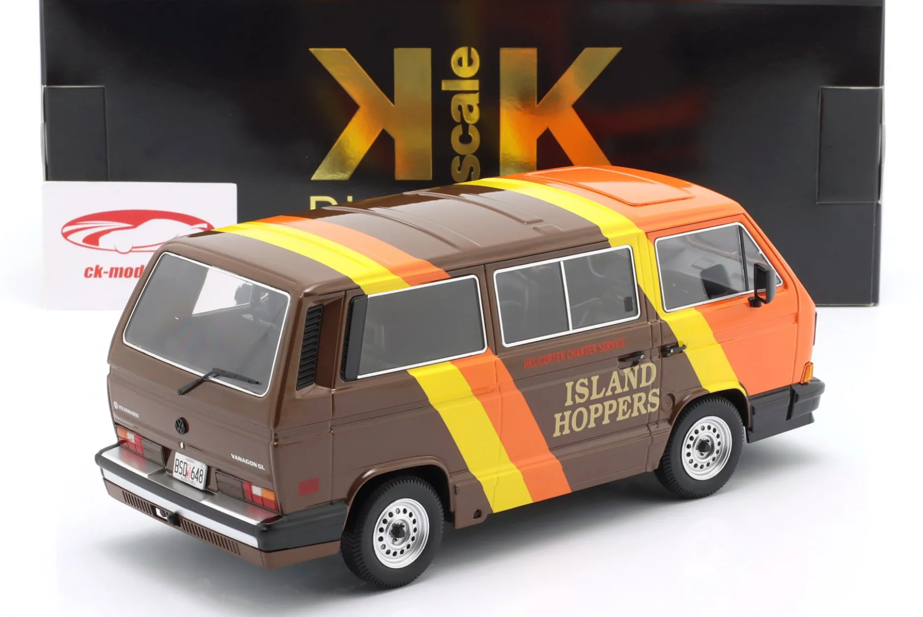 Volkswagen VW Vanagon GL T3 (Typ 2) 1984 Island Hoppers Magnum 1:18 KK-Scale
