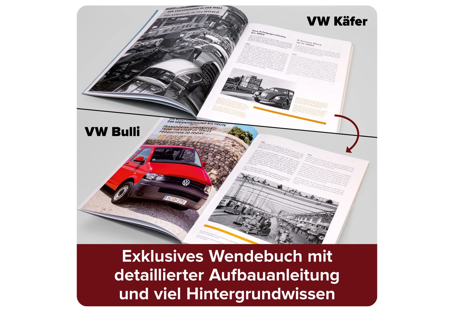 Volkswagen VW 4-Zylinder-Boxermotor Baujahr 1949-1953 Bausatz 1:4 Franzis