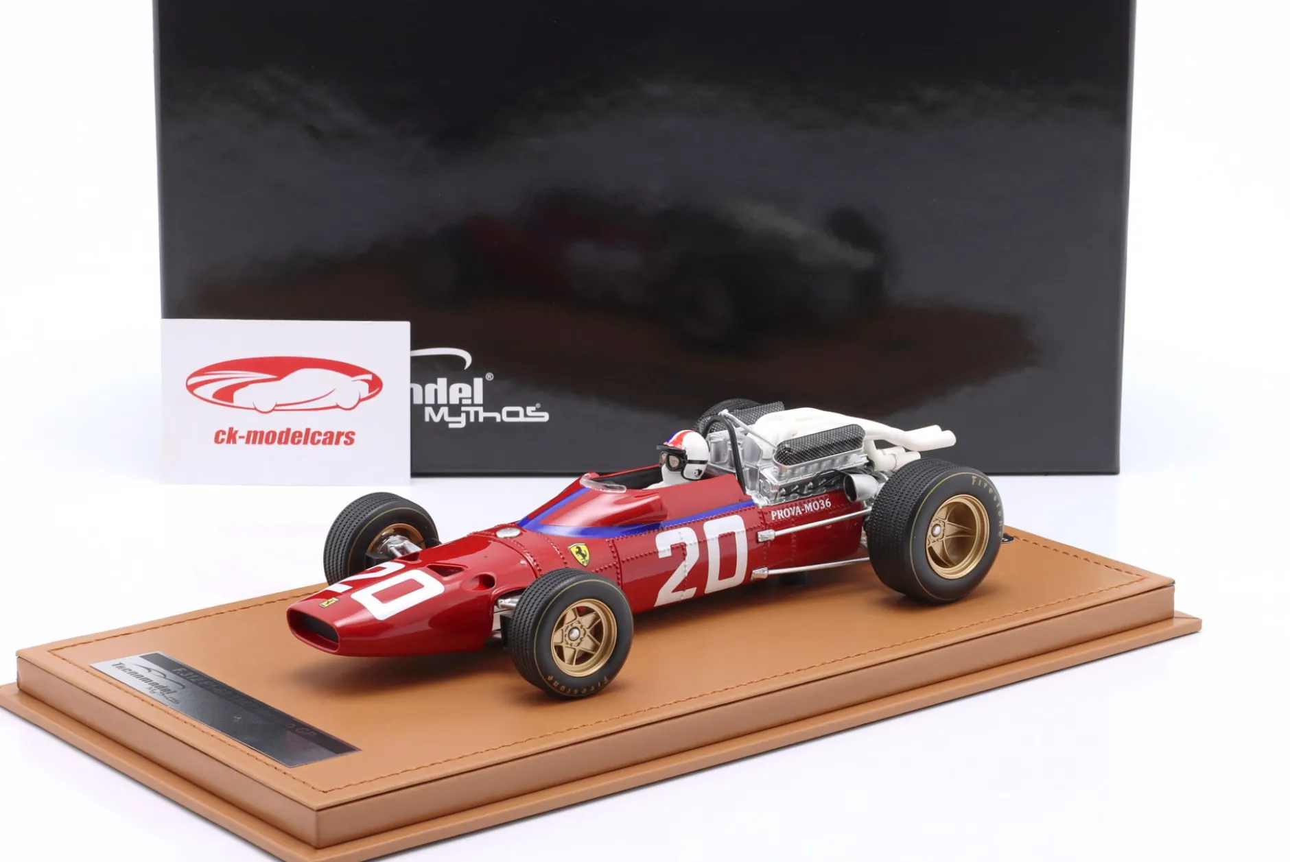 2.Wahl/ Chris Amon Ferrari 312 #20 4th Niederlande GP Formel 1 1967 1:18 Tecnomodel