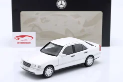 2.Wahl/ Mercedes-Benz C200 (W202) Baujahr 1993-1996 polarweiß 1:18 Norev