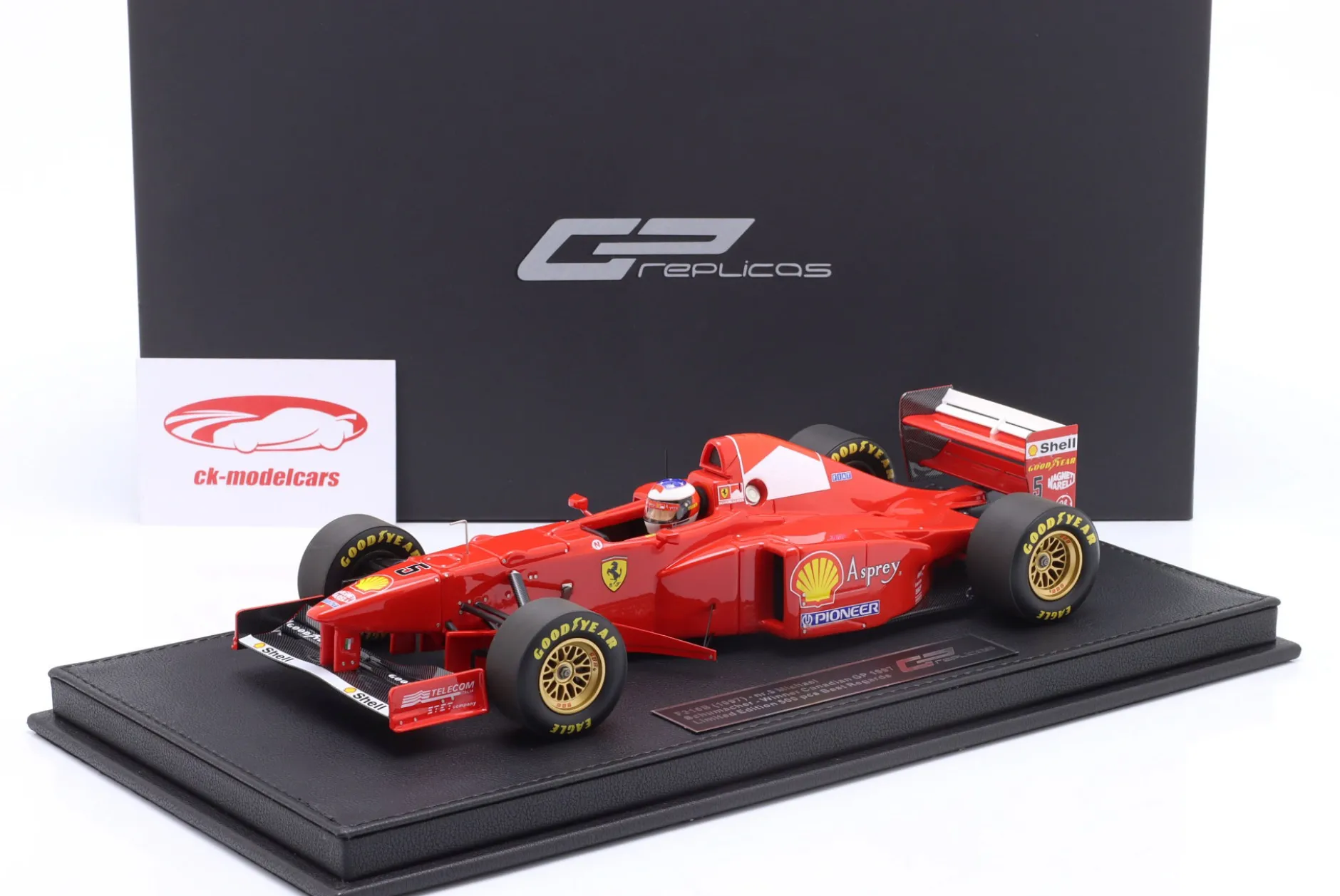 2.Wahl / M. Schumacher Ferrari 310B #5 Sieger Kanada GP Formel 1 1997 1:18 GP Replicas