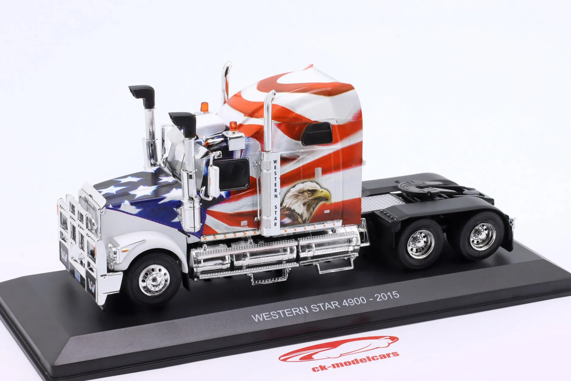 2. Wahl/ Western Star 4900 Sattelzugmaschine 2015 American Eagle 1:43 Hachette
