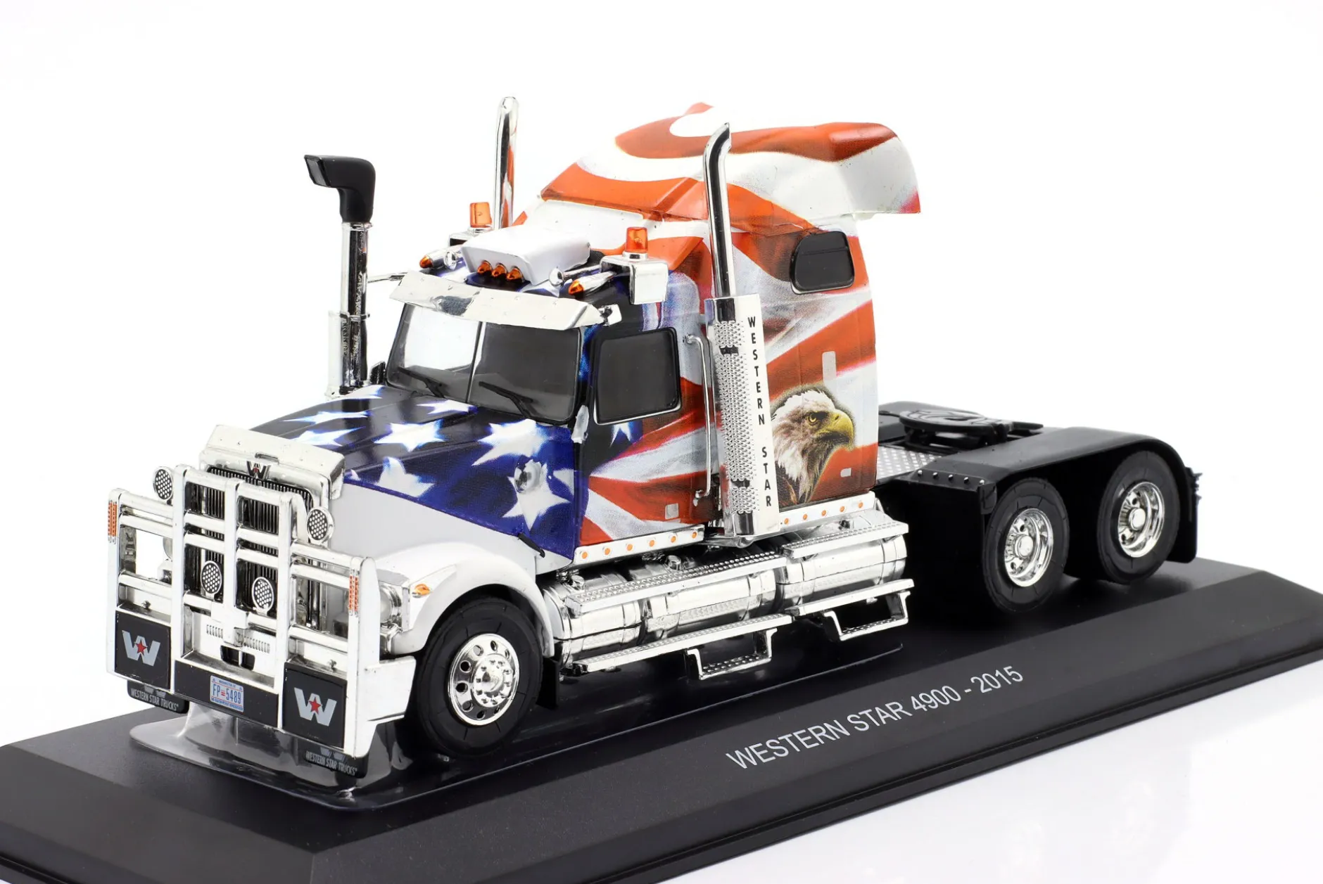 2. Wahl/ Western Star 4900 Sattelzugmaschine 2015 American Eagle 1:43 Hachette