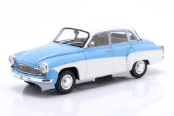 Wartburg 312 Baujahr 1965 hellblau / weiß 1:24 WhiteBox