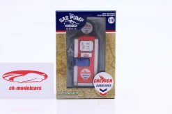 Wayne 100-A Zapfsäule Chevron 1948 weiß / rot / blau 1:18 Greenlight