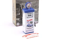 Wayne 505 Zapfsäule Passmore Gas 1951 weiß / blau 1:18 Greenlight