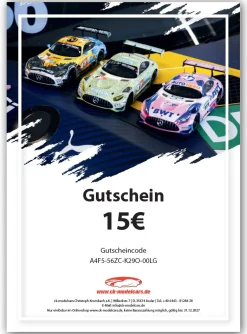 Wertgutschein - Thema Mercedes AMG GT3