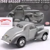 Willys Gasser Hammered Steel Baujahr 1940 clear finish 1:18 GMP
