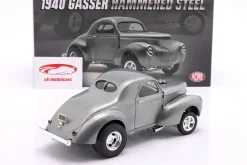 Willys Gasser Hammered Steel Baujahr 1940 clear finish 1:18 GMP