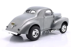 Willys Gasser Hammered Steel Baujahr 1940 clear finish 1:18 GMP