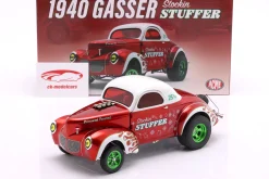 Willys Gasser Stockin Stuffer Baujahr 1940 rot / weiß 1:18 GMP