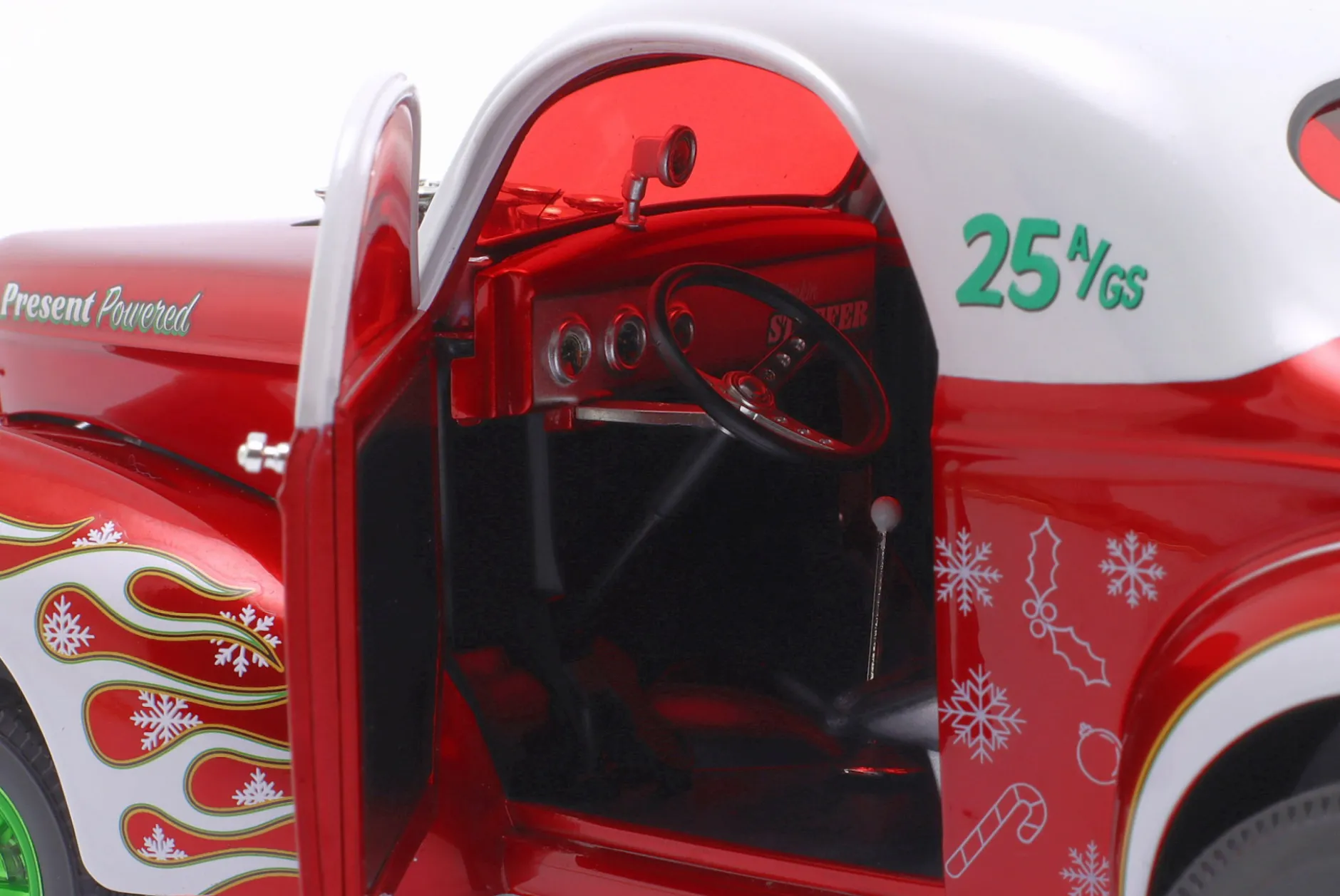 Willys Gasser Stockin Stuffer Baujahr 1940 rot / weiß 1:18 GMP