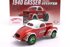 Willys Gasser Stockin Stuffer Baujahr 1940 rot / weiß 1:18 GMP