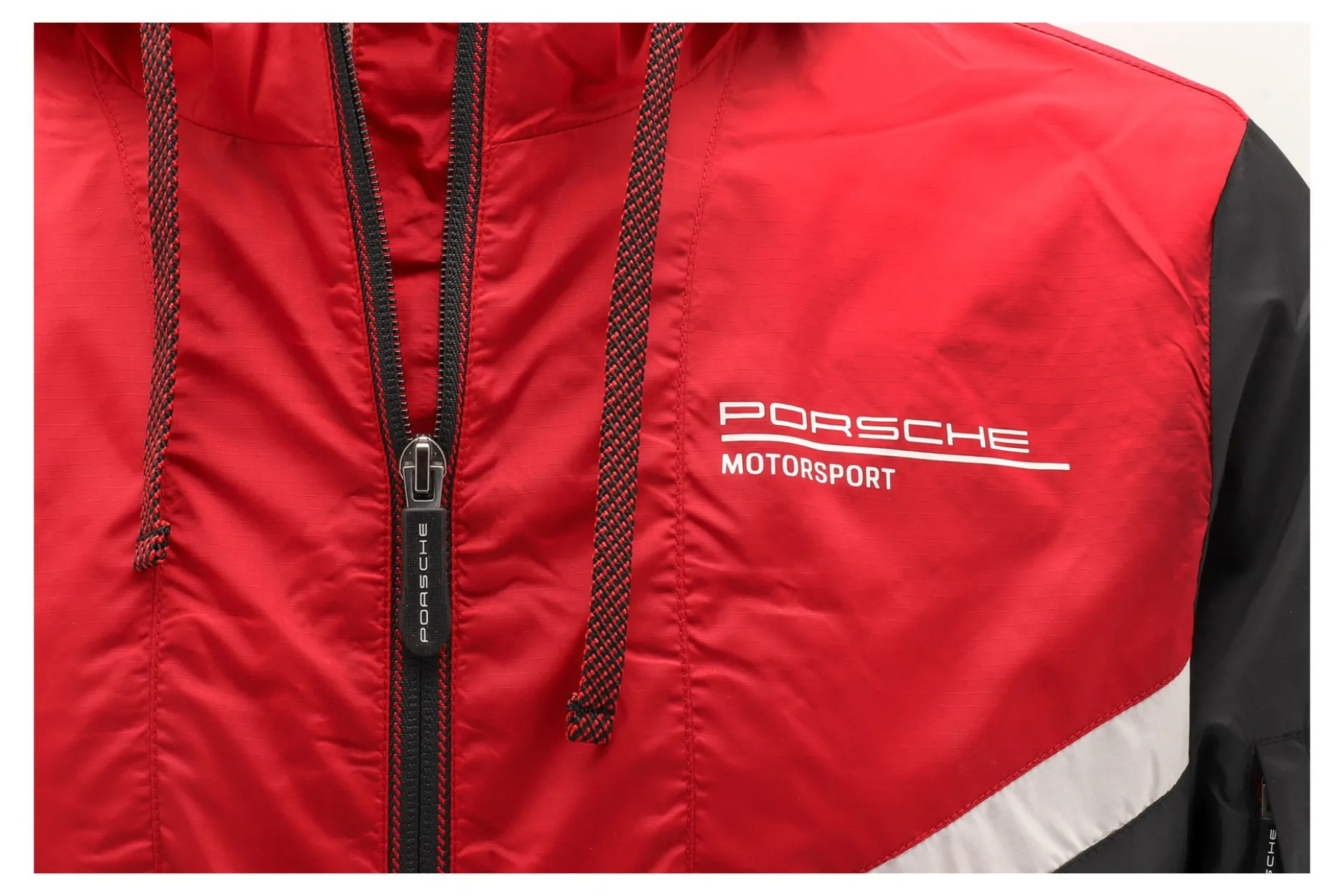 Windbreaker Porsche Motorsport 2021 Logo schwarz / rot / weiß