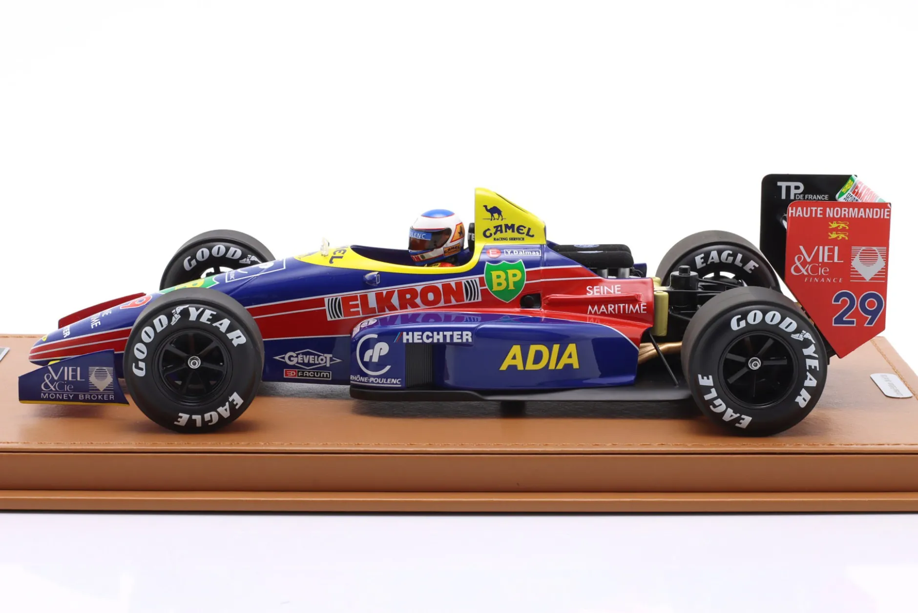Yannick Dalmas Lola LC88 #29 7th USA GP Formel 1 1988 1:18 Tecnomodel