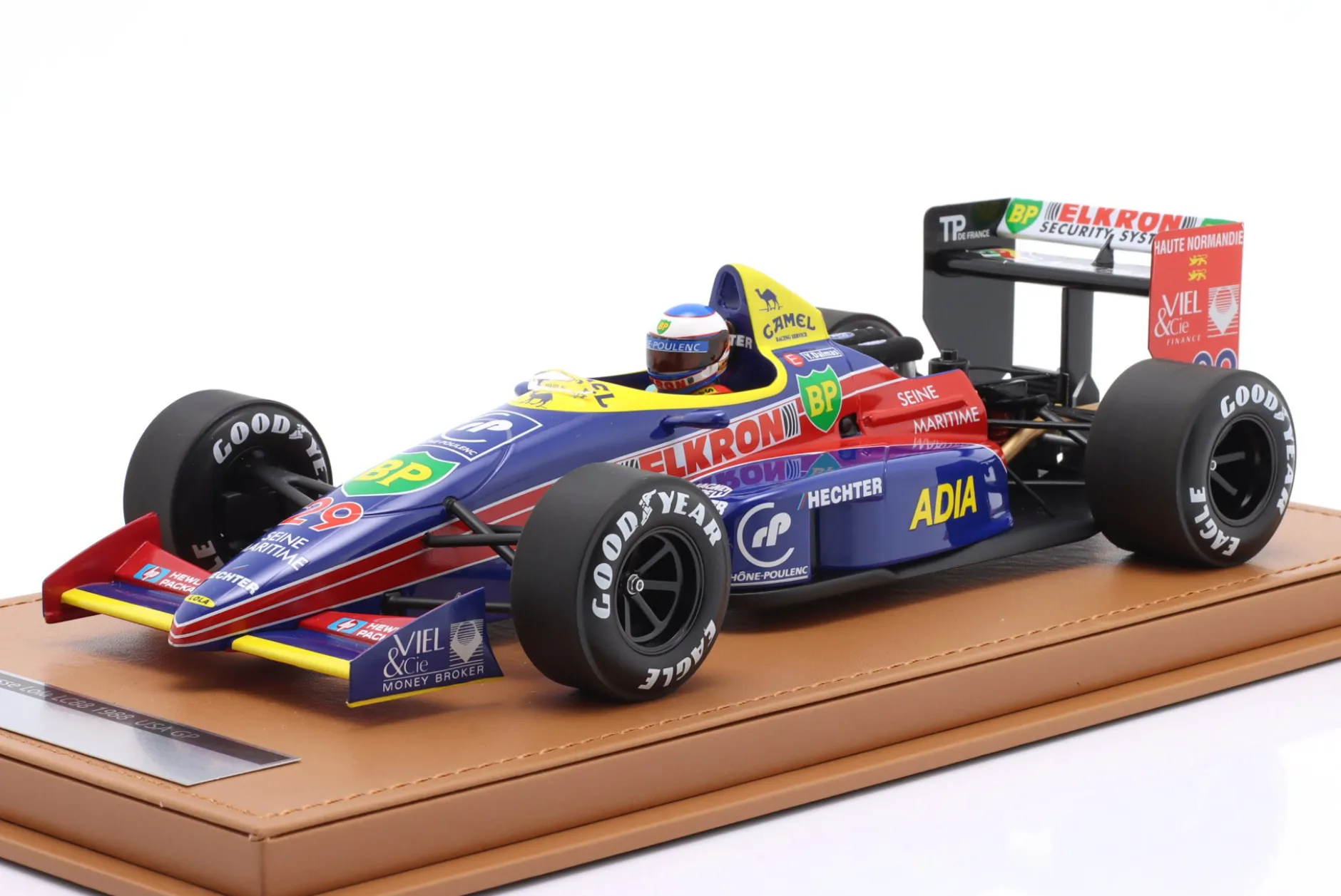 Yannick Dalmas Lola LC88 #29 7th USA GP Formel 1 1988 1:18 Tecnomodel